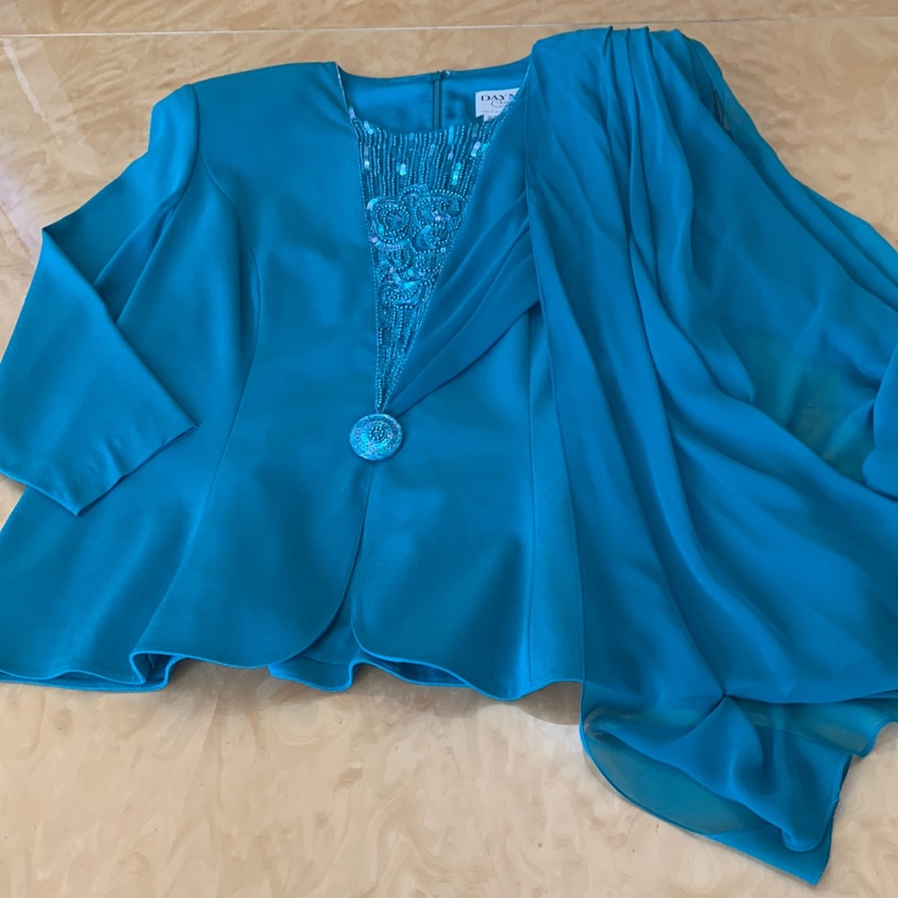 🌷VINTAGE-SIZE 20W DAYMOR COUTURE TEAL. - Picture 5 of 17
